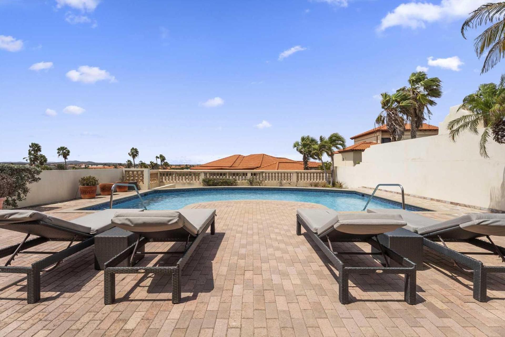 Private Villa With Pool- Island View 3Br-Cb01 팜비치 외부 사진